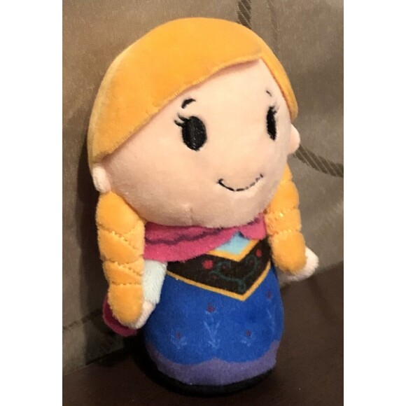 Anna Disney Frozen Plush Hallmark Itty Bitty 5” Stuffed Animal Toy Princess - Picture 2 of 9
